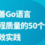 改善Go语言编程质量的50个有效实践