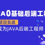 马士兵-Java零基础后端工程师|完结无密